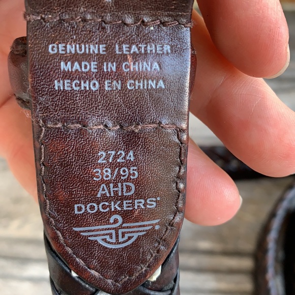 Dockers Men’s Leather Belt - Picture 4 of 9